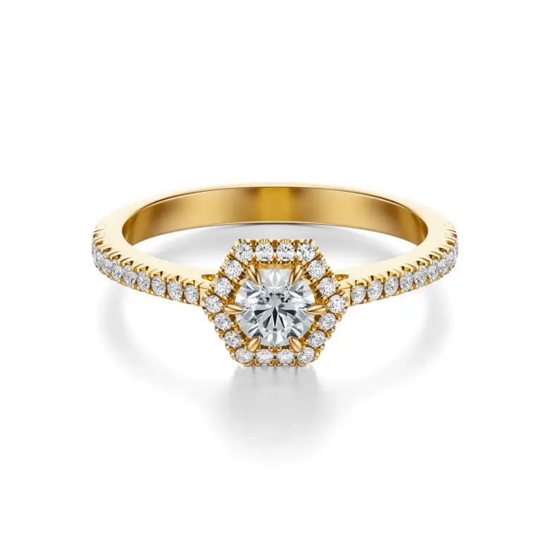 Pierścionek zaręczynowy z diamentami AJPZ_076